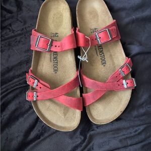 Birkenstock Franca fire red size 42
